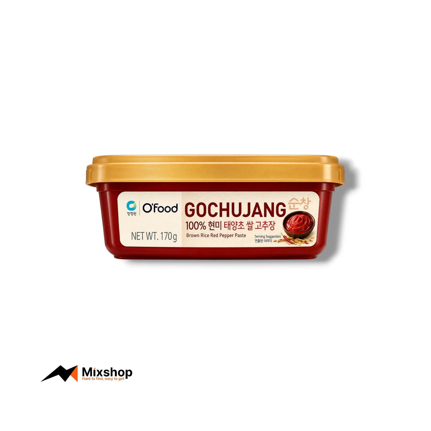 O'Food Gochujang Brown Rice Red Pepper Paste 170g Product Image