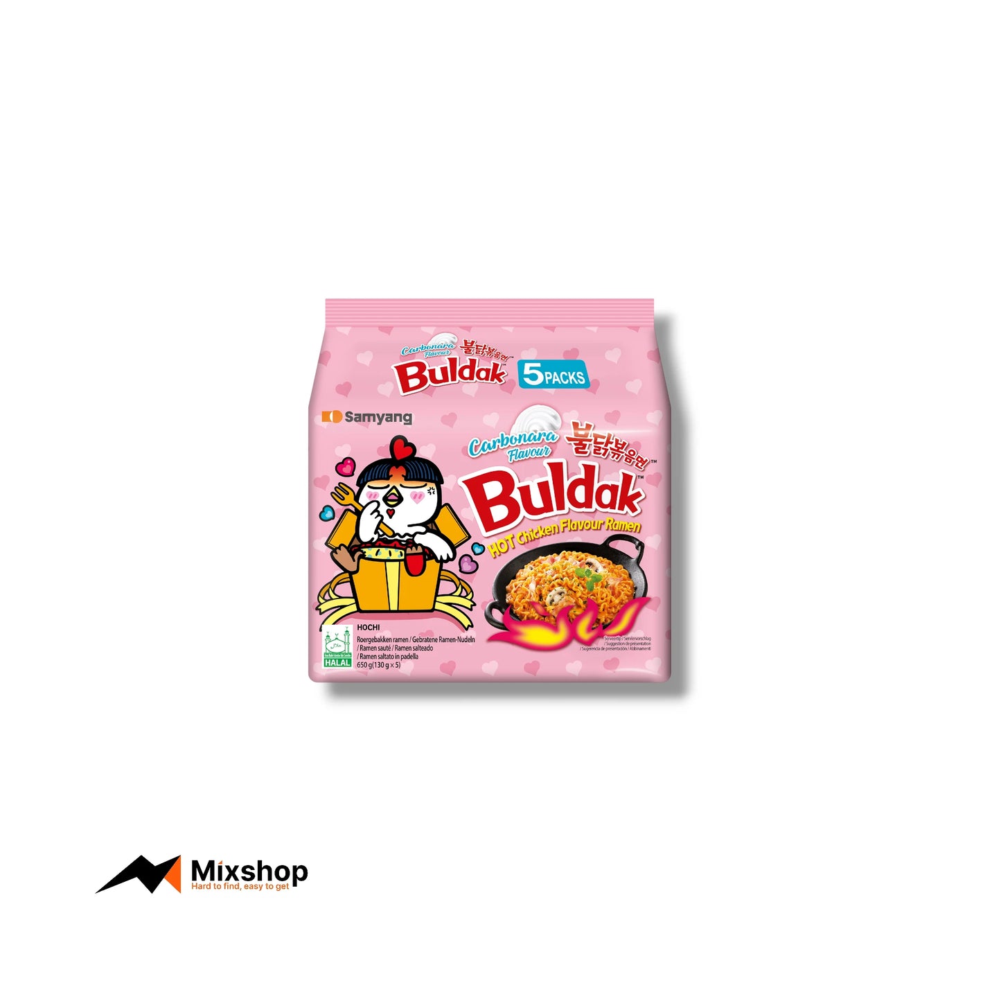 Samyang Buldak Carbonara Ramen 5-Pack 650g Product Image