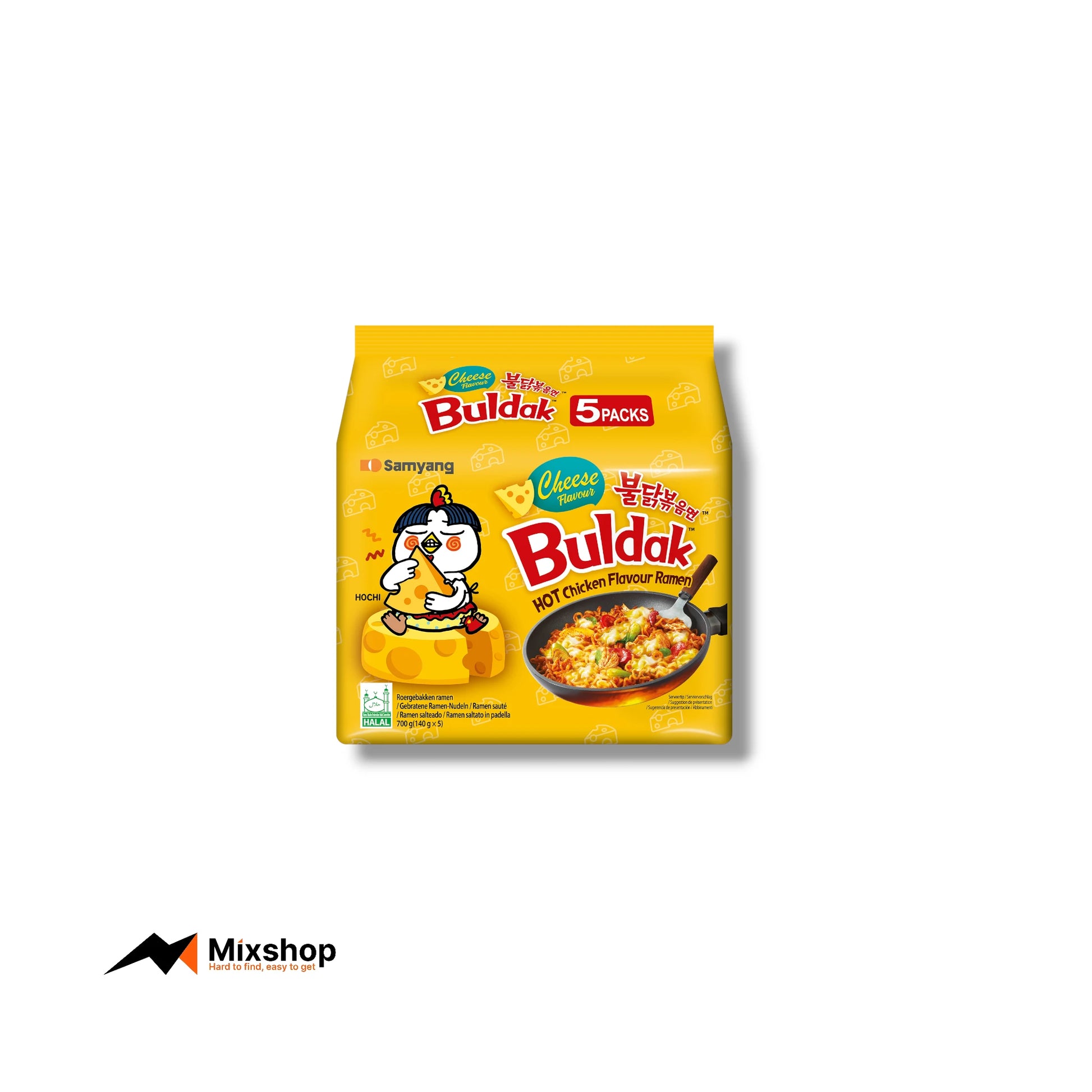 Samyang Buldak Cheese Ramen 5-Pack 700g Product Image