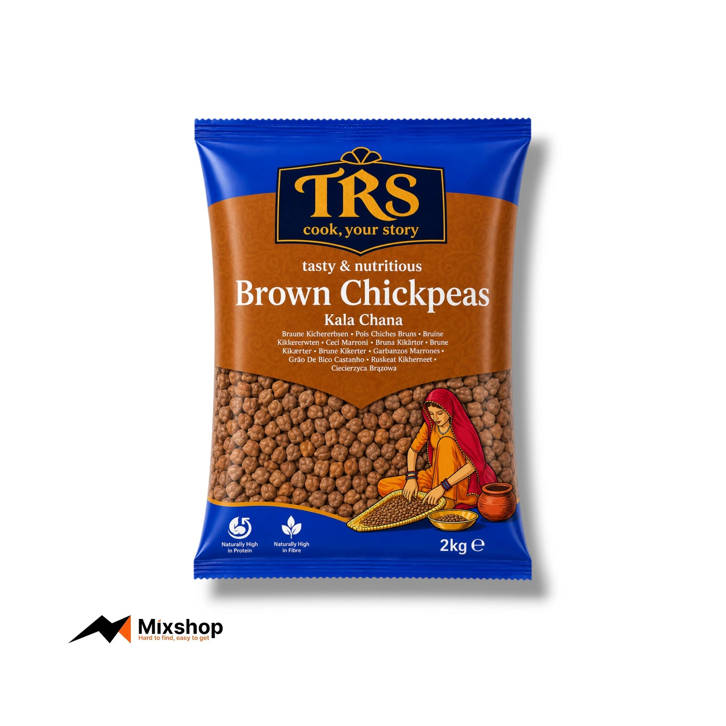 TRS Brown Chickpeas Kala Chana 2kg Product Image