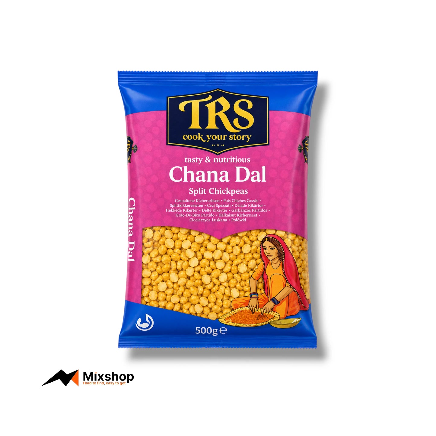 TRS Chana Dal Split Chickpeas 500g Product Image