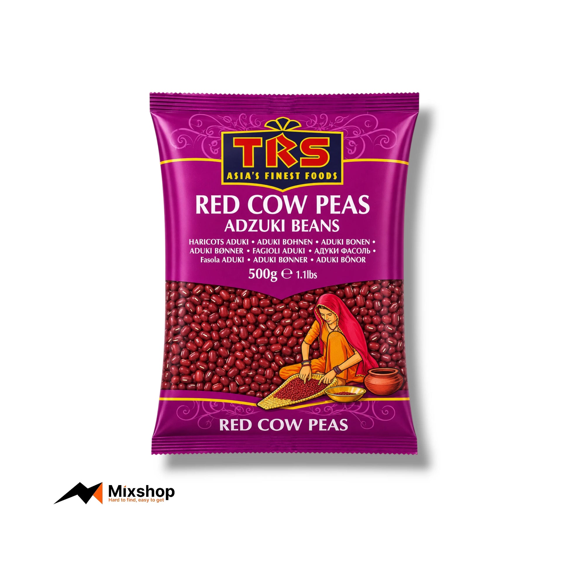 TRS Red Cow Peas Adzuki Beans 500g Product Image