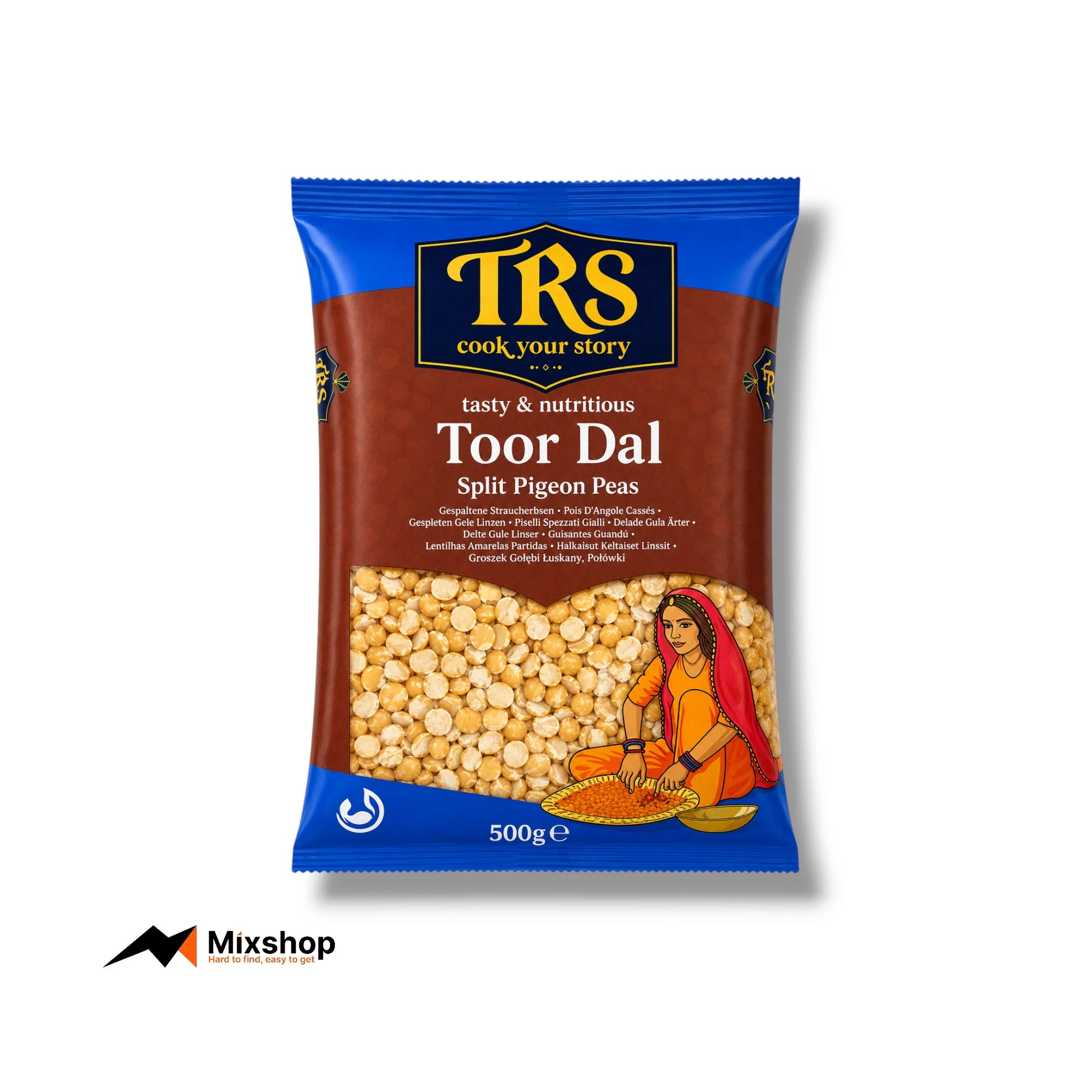 TRS Toor Dal Split Pigeon Peas 500g Product Image