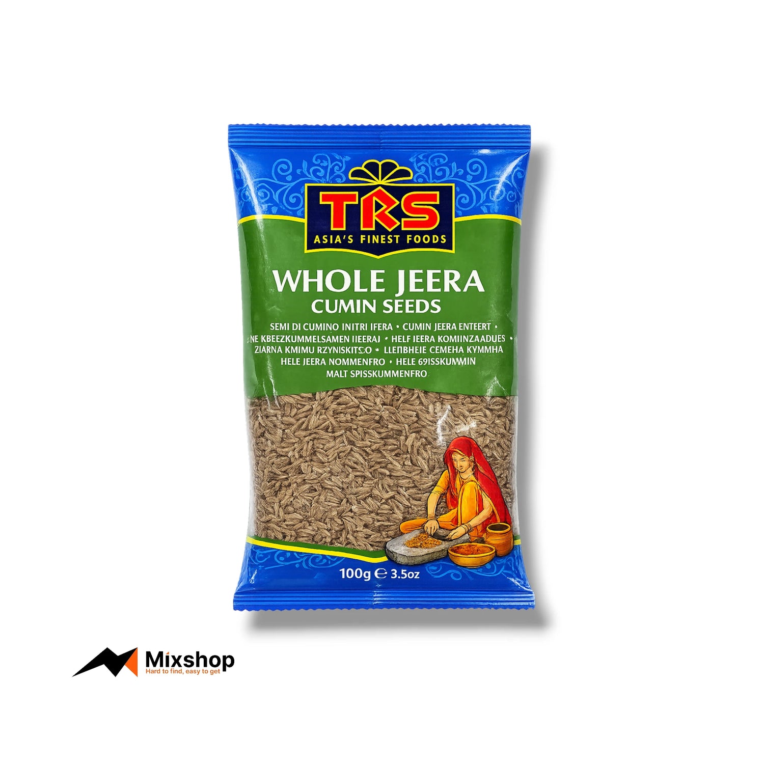 TRS Whole Jeera Cumin Seeds 100g Product Image