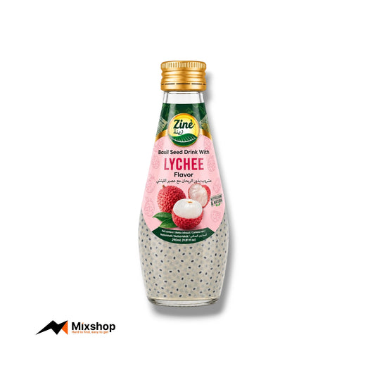 Ziné Basil Seed Drink Lychee 290ml Product Image